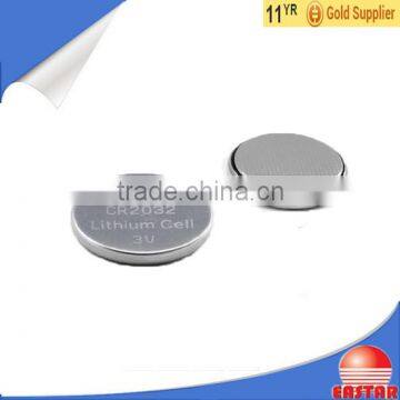 3V Lithium button cell battery high capacity CR2032