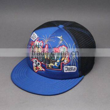 WHOLESALE CHEAP 3D PRINTING FLAT BRIM SNAPBACK TRUCKER HAT