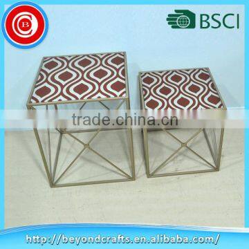 2016 New square metal coffee table products imported from china wholesale