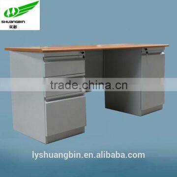 Modern hot sale steel staples office furniture particle board computer desk