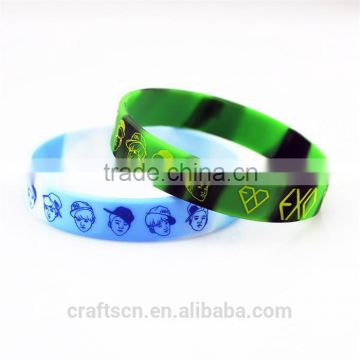 export david guetta engraved silicone bracelet