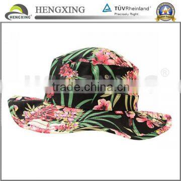 Fashion fisherman bucket hat floppy hat with string