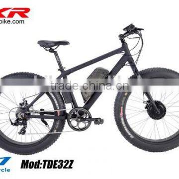 KENDA Tyre 26 4.0 electric bike on beach road