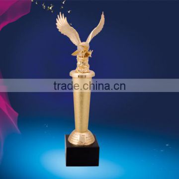 Golden Finish Metal Trophy / Eagle Trophy