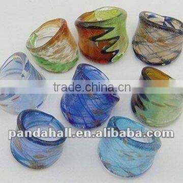 Lampwork Murano Jewelry Rings Wholesale(PJR020)