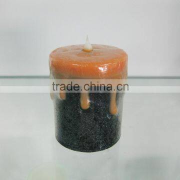 electric pillar flameless wax flickering artificial LED cream shap candles