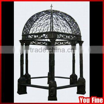 Garden Decorative Wrought Iron Gazebo For Sale