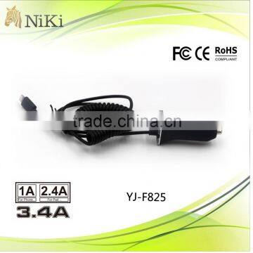 Car Charger with Cable for iphone Dual usb port OEM accepted