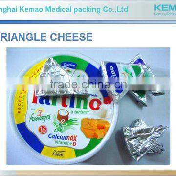 aluminum foil for processed Triangle cheese packaging