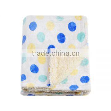 cheap wholesale print polyester flannel blanket