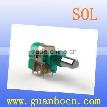 12mmdual rotary potentiometers switch rotary potentiometer B500KOHM