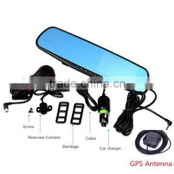 Best Mirror Dual Camera Car Recorder with GPS Tracking Function Cameras for Cars