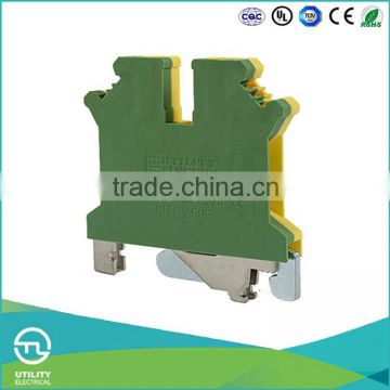 UTL China Online Selling Din Rail Ground Screw Terminal Block Connector 0.2-4mm