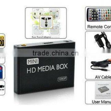HD 1080P Media Player HDMI AV Output multi media hub