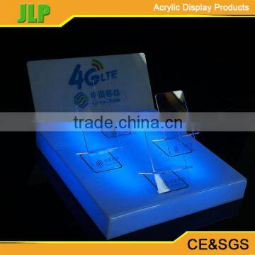 Fashion Cell Phone Case Display Rack With Led