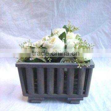 wooden flower pot(FSC Certificate)