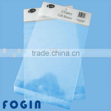 self seal transparent plastic bag with logo