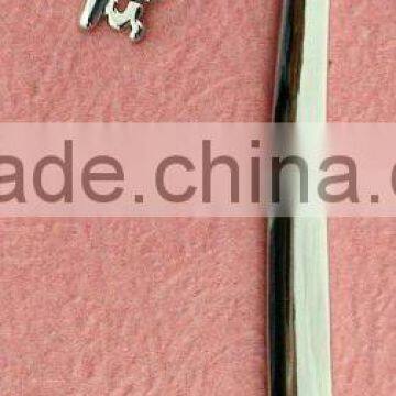 Key charm metal Bookmarks, Made of Alloy and Crystal
