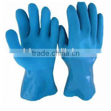 Latex Industrial and Household Work Gloves with Cotton Jersey Liner