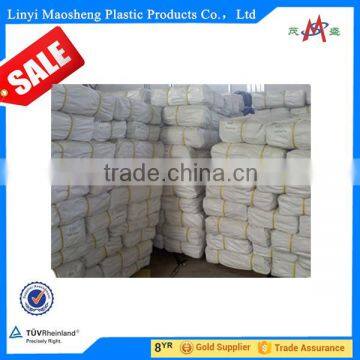 Good quality China HDPE green sliver pe pp tarpaulin white