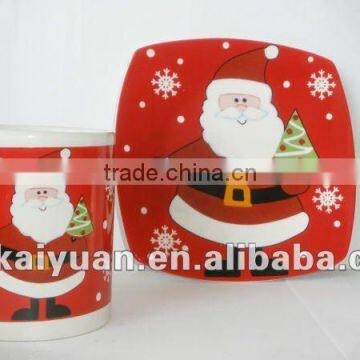 Christmas ceramic dinner set