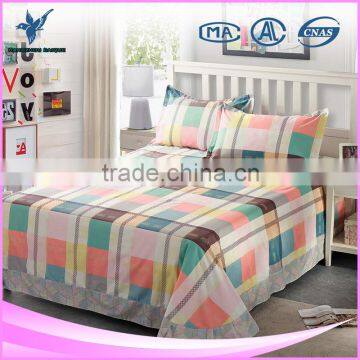 Colorful Grid Patchwork Bed Sheets Sets Wholesale