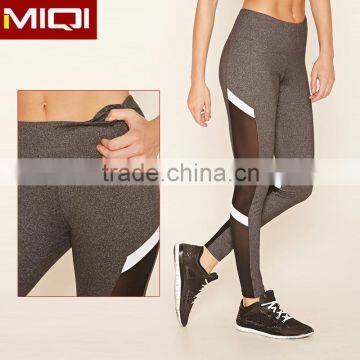 2016 Hot Sale Breathable Women Yoga Pants Fitness Sexy Mesh Yoga Pants With Hidden Pocket