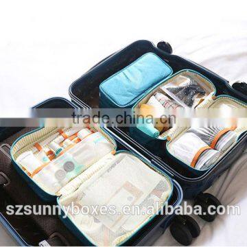 Waterproof Functional Cosmetics Makeup Washing Accessories Storage Bag With Zipper Closure photo-5