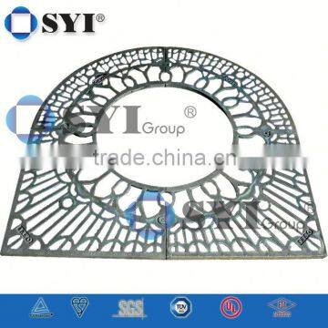 Metal aluminium tree grates of SYI Group