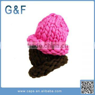 Hot Sale Yarn Knitted Loopy Cap