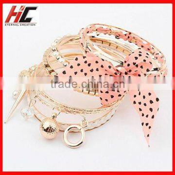 Wholesale New Arrival Fashion clothing with dots stackable Handmade Bracelet