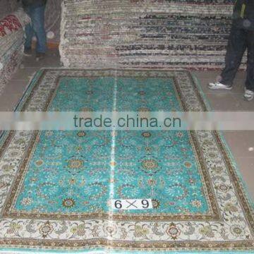 cheap factotory price 100%Silk shaggy fabulous silk carpet