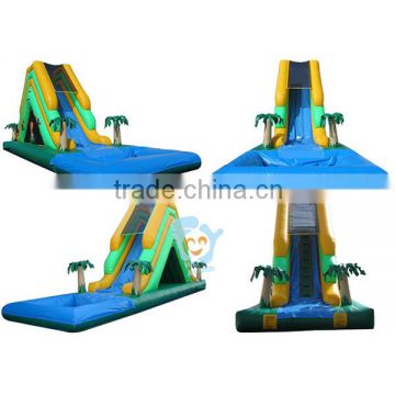 pvc tarpaulin inflatable water corkscrew water slide blower