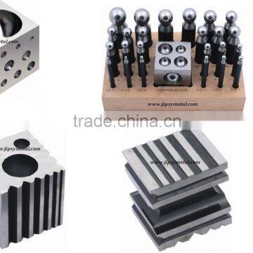 Dapping Block and Punch Set for Glodsmith Tools