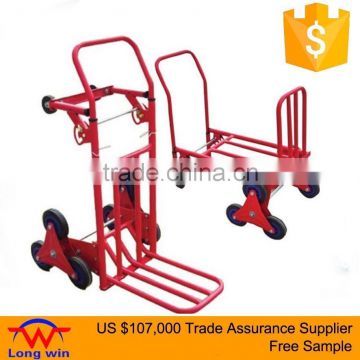 six wheel hand trolley for climbing stairs hand trolley