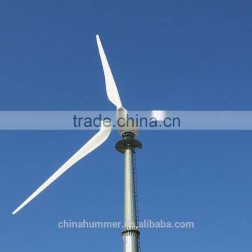 Hummer 60KW Variable Axis Wind Turbine with popular sold in Italy