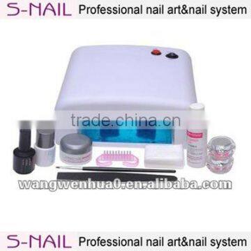 2016 New uv gel kit,new professional uv gel lamp nail kit,uv gel polish kit