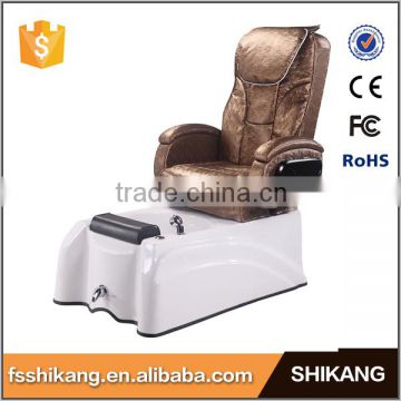 nail salon spa pedicure massage chair with foot tub