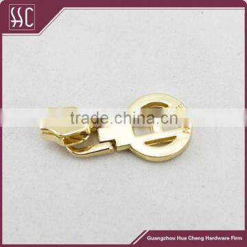 High quality metal gold zipper slider for #5 #8 zippers