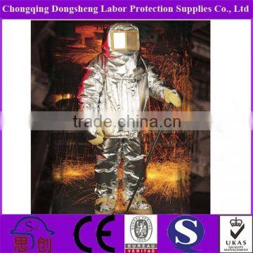 100% Glass Fabric Nylon Coating Neoprene Heat Insulation Fire Entry Suits