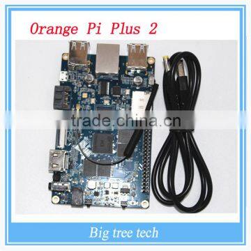 New Orignal Orange Pi Plus 2 H3 Quad Core 1.6GHZ 2GB RAM 4K Open-source development board beyond raspberry pi 2 U201