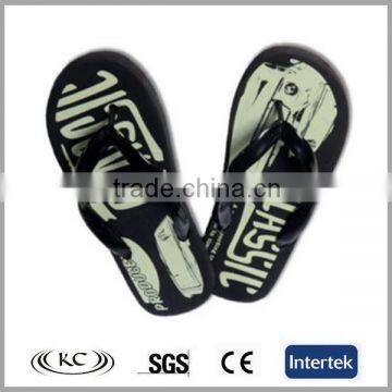 china good price fashion black sport rubber flip flop slipper