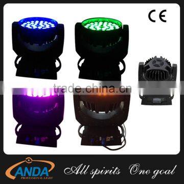 2016 RGB 4 in 1 New 36pcs LED Moving Head Zoom LED Wash Zoom Light