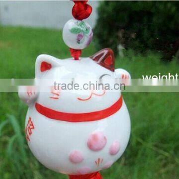 Ceramic cat for car decoration