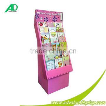 China Supplier Top Quality Paper Cards Floor Display