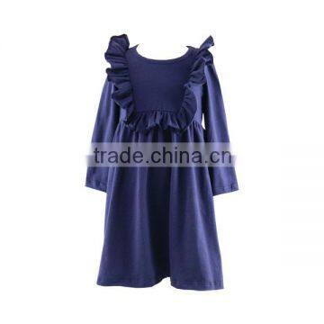 Hot selling baby dress wholesale girls' dress wholesale fall dress fall long sleeve dress