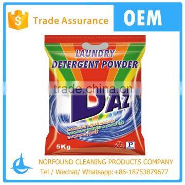 OEM 5KG laundry detergent washing powder