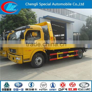 Factory direct selling flat bed truck DONGFENG 4X2 mini tow truck