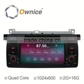 Ownice Cortex A9 1.6GHz quad core Android 5.1 Auto GPS for BMW E46 M3 2001 2002 support Glonass 1024*600 2G Ram