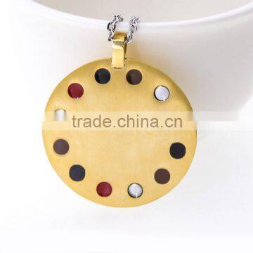Gold Pendant Designs Men Cosmos Pattern Healthcare Pendants photo-4